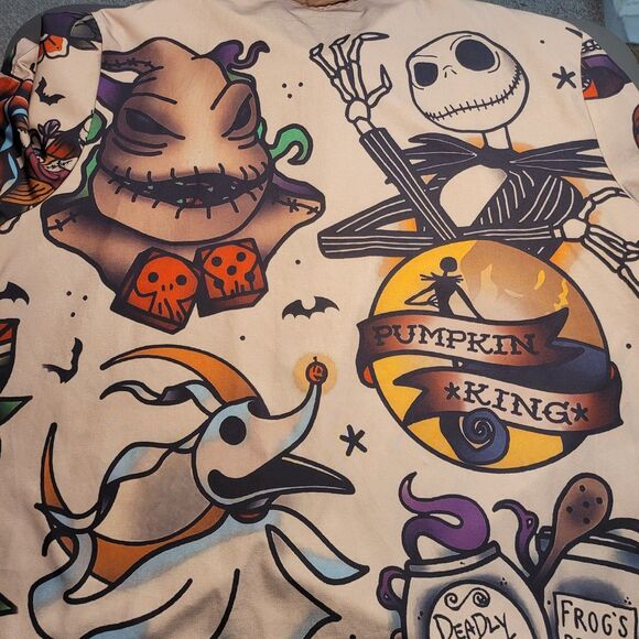 Disney Nightmare Before Christmas Mens Short Sleeve 3XL XXXL Shirt EUC Unbranded - Picture 9 of 13